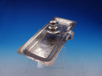 Lap Over Edge Acid Etched By Tiffany & Co. Sterling Silver Chamber Stick (#4612)