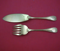Malmaison Vermeil by Christofle Silverplate Fish Serving Set 2pc Server Fork
