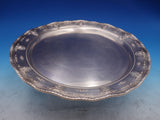 Rose Point by Wallace Sterling Silver Drink Tray Ruffled Edge #6620 12" (#7347)