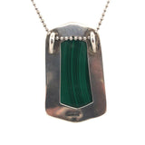 Kaufmann Sterling Genuine Natural Opal Intarsia Large Pendant (#J5396)