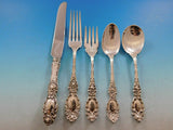 Lucerne by Wallace Sterling Silver Flatware Set Service 47 Pieces R Monogram