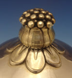 Grann & Laglye Danish Sterling Silver Tea Set 4pc with 3-D Flower Motif #0407