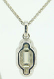Platinum 1.22 Carat Genuine Natural Diamond Halo Pendant (#J4088)