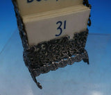 Shiebler Sterling Silver Calendar with Month and Day Cards Cast #3612 (#6745)
