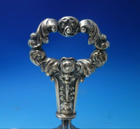 English Sterling Silver and Cut Crystal Cruet Set 10" x 8"  (#5411)