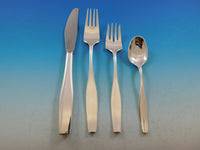 Charlotte by Hans Hansen Danish Sterling Silver Flatware Set Service 31Pc Modern