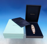 Tiffany and Co Silverplate Mezuzah w/Harvest Designs in Fitted Box  (#7395)