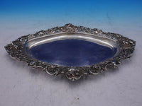 Lambert Co English Sterling Silver Tray Oval Winged Cherubs Pierced c.1896 #3858