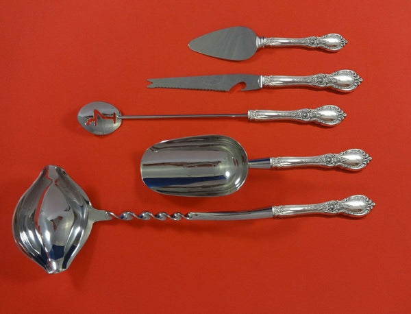 Charlemagne by Towle Sterling Silver Cocktail Party Bar Serving Set 5pc Custom