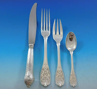 Elysee by Puiforcat French Sterling Silver Flatware Set Dinner Service 16 Piece