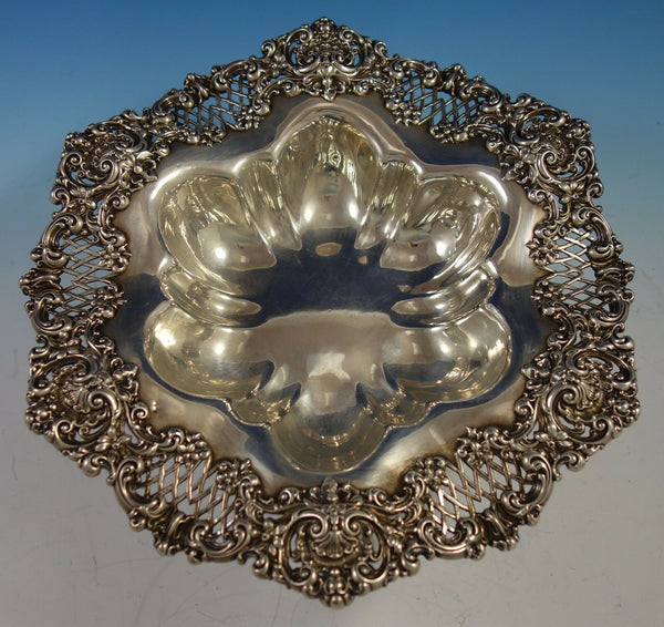 King George by Gorham Sterling Silver Fruit Bowl Pierced Lattice #5021 (#2805)