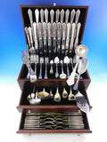 Art Deco Vienna Austria 800 Silver Flatware Set Service 165 pieces Dinner
