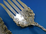 Dauphin by Durgin-Gorham Sterling Silver Fish Serving Set GW Durgin Mark 10 1/2"
