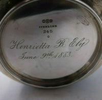 Gorham Sterling Silver Child's Bowl w/ Pictures of Children #245 (#4351)