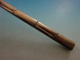 Gorham Sterling Silver Salad Serving Spoon w/Bamboo Handle #330 10 1/2" Antique