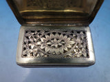 Joseph Willmore English Georgian Sterling Silver Vinaigrette Birmingham (#6740)