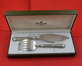 Grape by Christofle Silverplate Fish Serving Set 2pc w/Fitted Box (Server Fork)