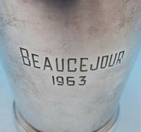 Preisner Sterling Silver Mint Julep Cup #140 3 3/4" Tall (#3484)