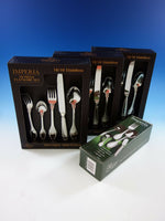 Imperia by Ricci Casa Stainless Steel Flatware Set For 12 Service 65 Pieces New
