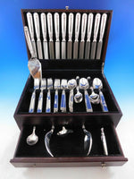 Impero Direttorio by Fina Italy Sterling Silver Flatware Set Service 66 pieces