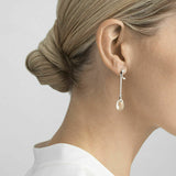 Dew Drop by Georg Jensen Denmark Sterling Silver Earring Set Rock Crystal - New