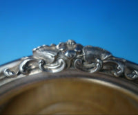 Silverplate Champagne Coaster Pair 2" Tall x 6 1/2" Diameter c.1920 (#5612)