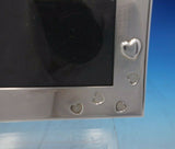 Tiffany and Co Sterling Silver Picture Frame with Hearts 5" x 3 1/2" (#5292)