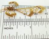 9K Gold Victorian Laveliere Pendant with Diamond and Pearls (#J3025)