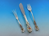 Francis I Reed & Barton Sterling Silver Flatware Set Service 119 pcs Enameled