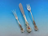 Francis I Reed & Barton Sterling Silver Flatware Set Service 119 pcs Enameled