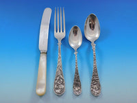 Bouquet by Durgin Sterling Silver Flatware Set for 8 Service 41 pcs Multi-motif