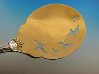 Francis I Old by Reed & Barton Sterling Silver Tomato Server Gold-Washed Pierced