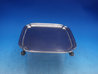 English Sterling Silver Square Salver Tray London 1935 Viners Ltd 7 1/2" (#6952)