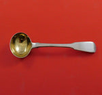 Thomas Davis English Georgian Sterling Silver Salt Spoon Master Gold Washed 4"