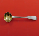 Thomas Davis English Georgian Sterling Silver Salt Spoon Master Gold Washed 4"