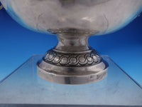 Persian Silver Sugar Bowl Engraved LM 1791 (#4042) Hand wrought Antique