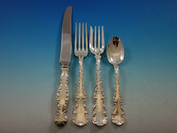 Louis XV by Whiting Sterling Silver Flatware Set for 12 Service 77 pcs No monos