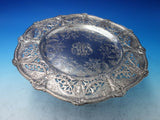 Dominick and Haff Sterling Silver Charger Plate Ornate Pierced 11 1/4"  (#6193)