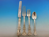 English King by Tiffany Co. Sterling Silver Flatware Set Service 96 pcs Dinner