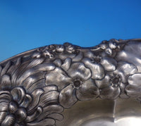 Gorham Sterling Silver Vegetable Bowl with Wide Floral Border #A240M (#6915)