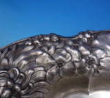 Gorham Sterling Silver Vegetable Bowl with Wide Floral Border #A240M (#6915)