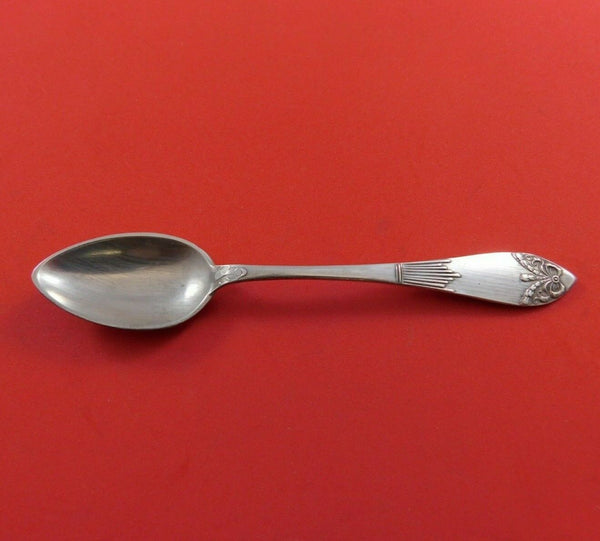 Russian .875 Silver Demitasse Spoon with Bow 4 1/2" (Latvia)