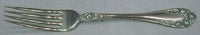 Rose By Wallace Sterling Silver Regular Fork 7" Flatware