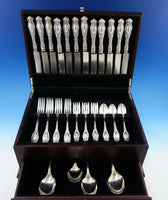 Abbottsford by International Sterling Silver Flatware Set Service Dinner M Mono