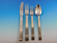 Bernadotte by Georg Jensen Stainless Steel Flatware Set 12 Service 62 pcs Unused