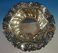 Mauser Sterling Silver Centerpiece Bowl Art Nouveau Iris Motif (#1323)