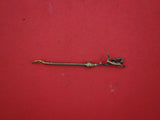Greek God by Unknown Maker Sterling Silver Salt Spoon gold washed 2 3/4"