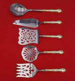 English Gadroon by Gorham Sterling Silver Brunch Serving Set 5-Piece Custom Made