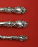 Lucerne by Wallace Sterling Silver Roast Carving Set 3pc HH WS Serving Heirloom