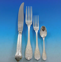 Elysee by Puiforcat French Sterling Silver Flatware Set Dinner Service 95 pieces